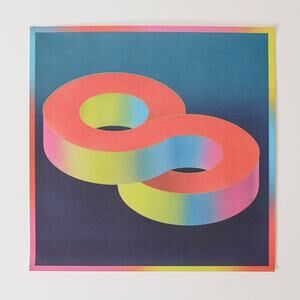 Crazy 8 Color Blast Jigsaw 1000 Piece Puzzle 24x24 Framable Print Challenge NEW